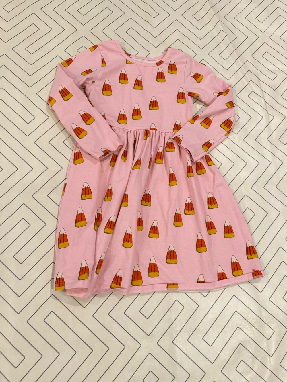 Pink Chicken Girls Light Pink Candy Corn Dress
